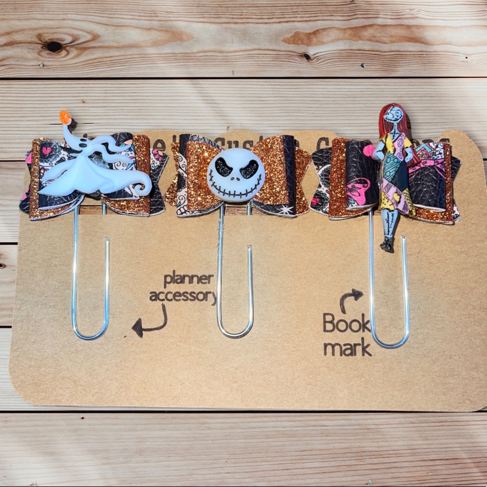 Nightmare before Christmas planner accessories or bookmarks